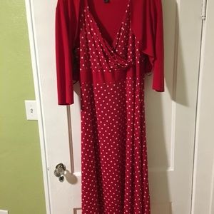 Igigi Red & White Dress